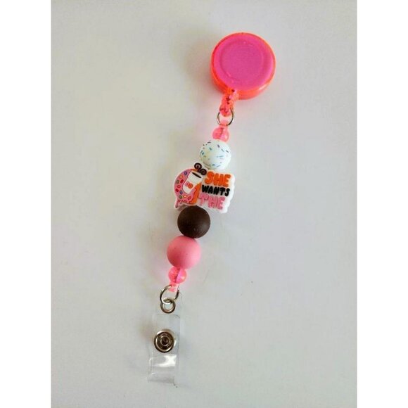 Nurse Donut Badge Reel - Picture 6 of 6